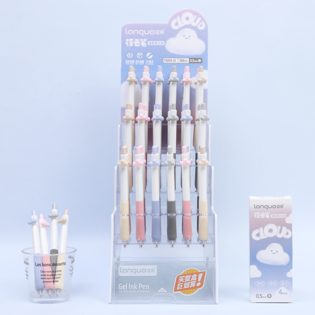 Gentle Morandi click gel pen stand