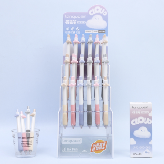 Gentle Morandi click gel pen stand