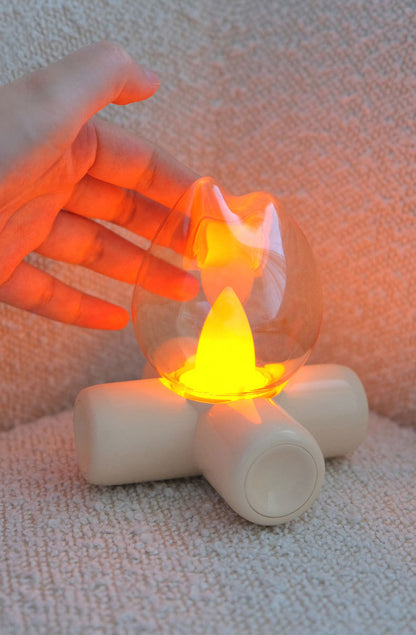 Flame table night light