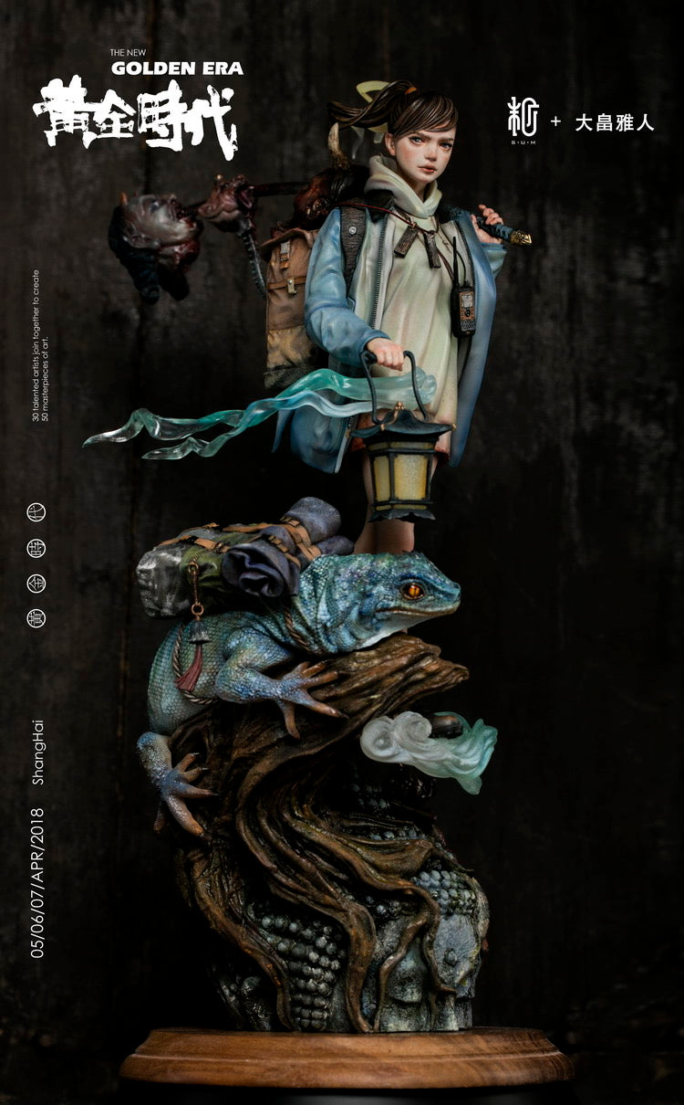 Die-cut Night of the 100 Ghosts.Masato Ohatake