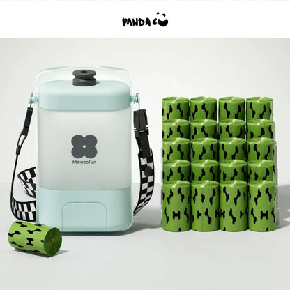 QS10W Dog Water Bottle - 400 ml Foldable squeeze with shoulder&hand strap