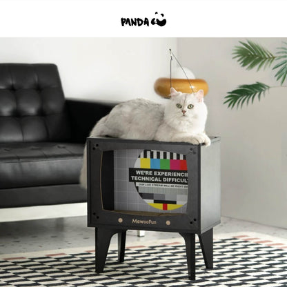 QM029 Cat Cable TV Cat House