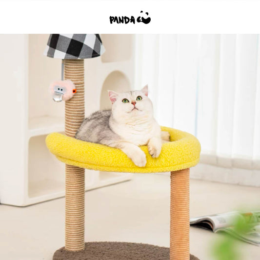 QM048 Cat Scratcher Post - Table Lamp Design