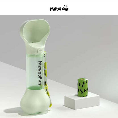 QCB11 Dog Water Bottle - 286 ml Bone-shape design