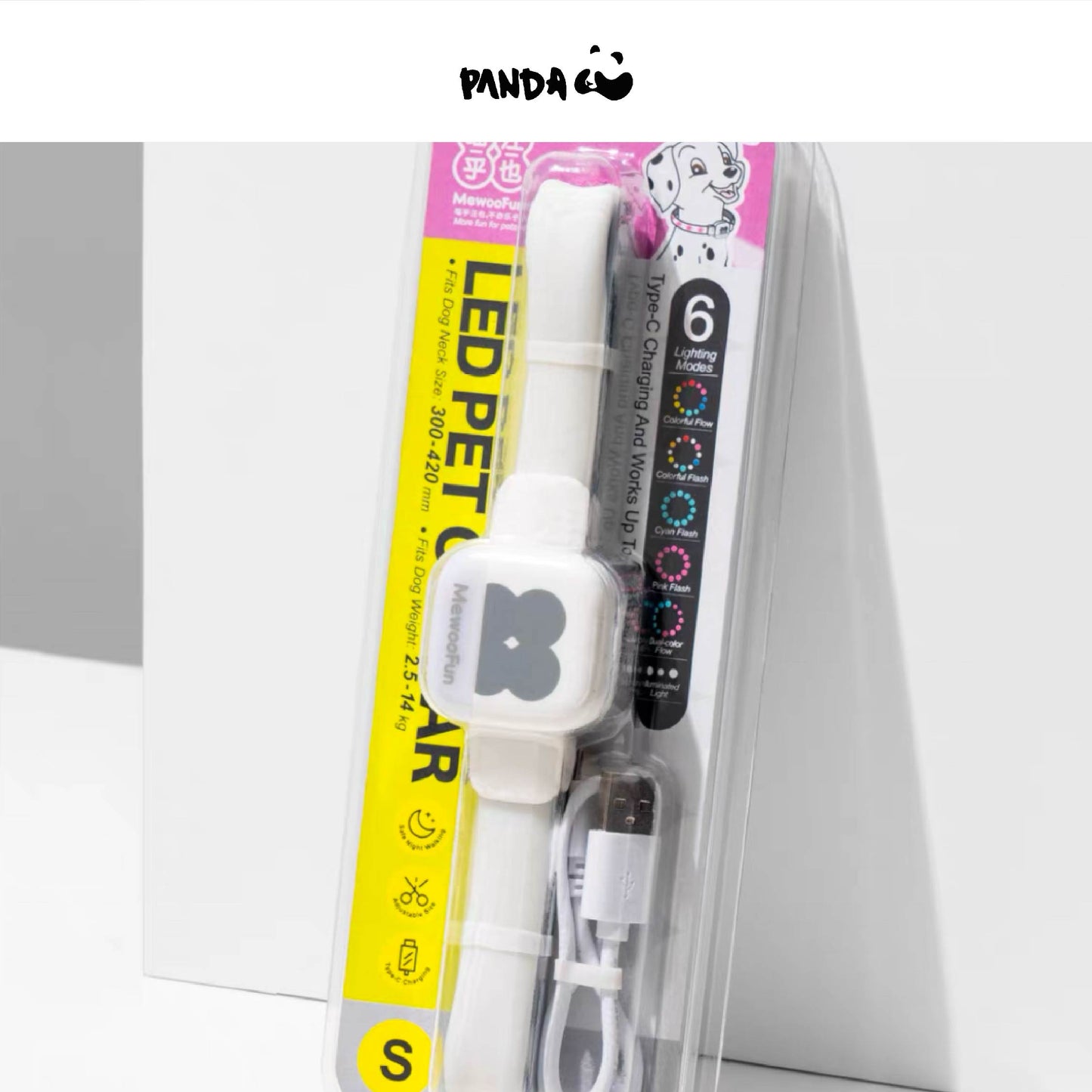 Pet Rechargeable Led Collar - S/M/L Size