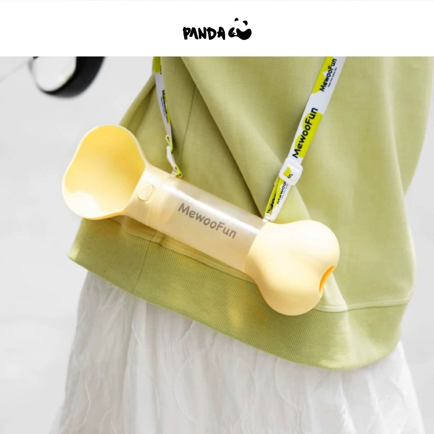 QCB11 Dog Water Bottle - 286 ml Bone-shape design