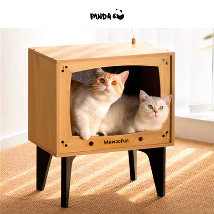 QM029 Cat Cable TV Cat House