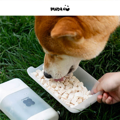 QS10WH Dog Water Bottle - 400 ml Foldable squeeze with hand strap