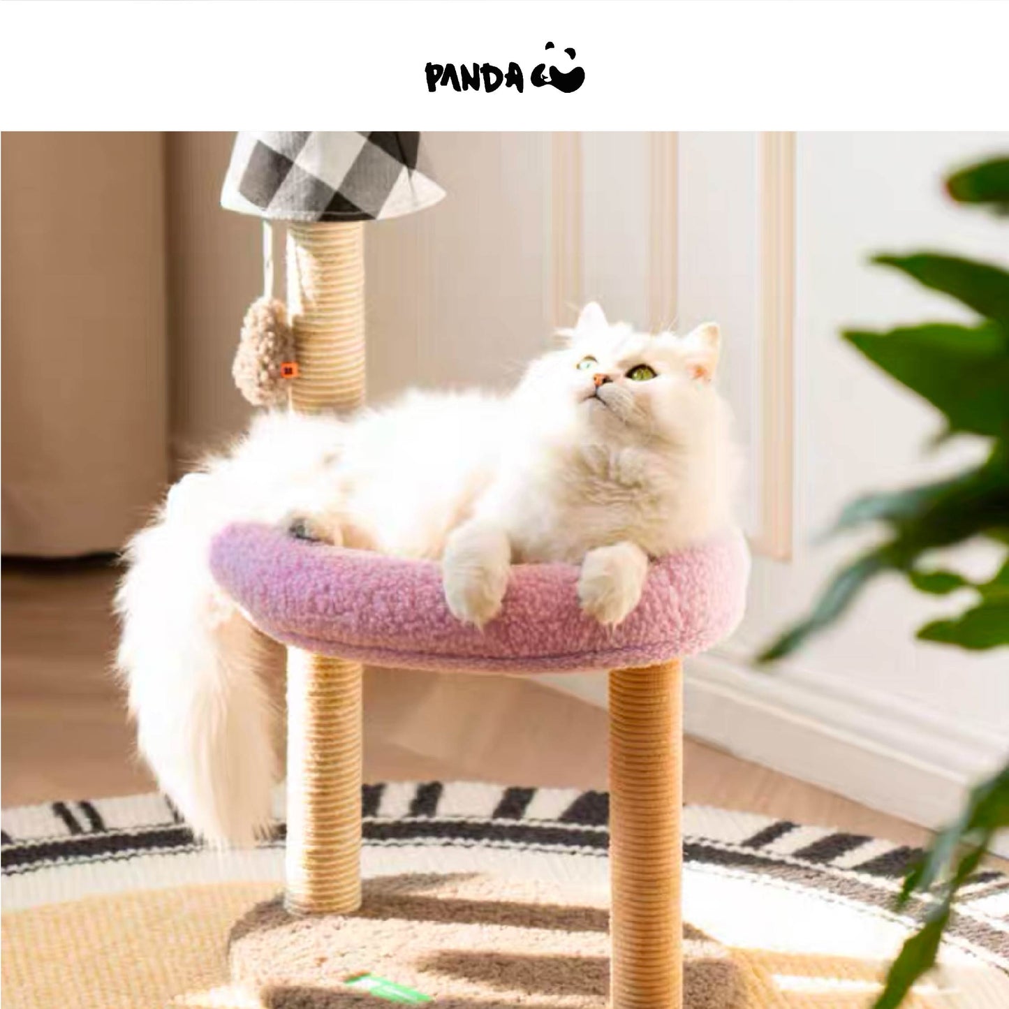 QM048 Cat Scratcher Post - Table Lamp Design