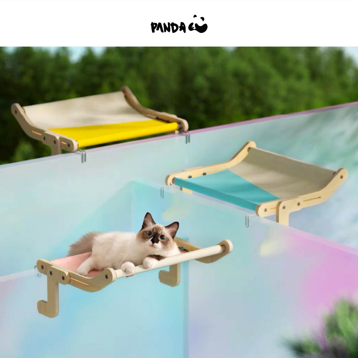 QCH11 Cat Hanging Bed - Hook up design