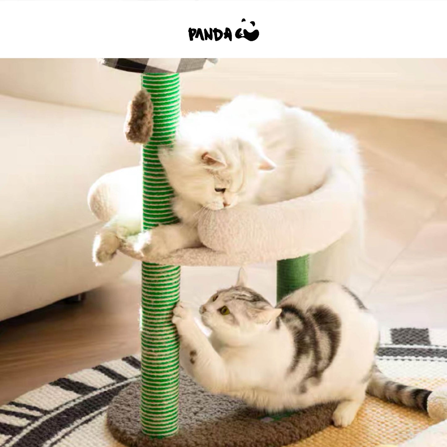 QM048 Cat Scratcher Post - Table Lamp Design