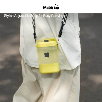 QS10W Dog Water Bottle - 400 ml Foldable squeeze with shoulder&hand strap
