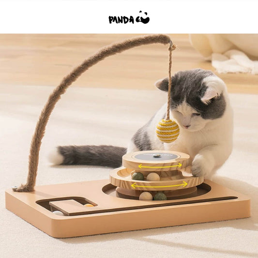 WP081 Jouets pour chats - Jouet tourne-disque pour chat