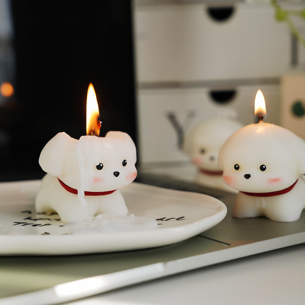 Puppy Candle