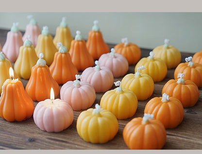 Pumpkin candle
