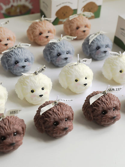 Teddy Dog Candle Gift Box