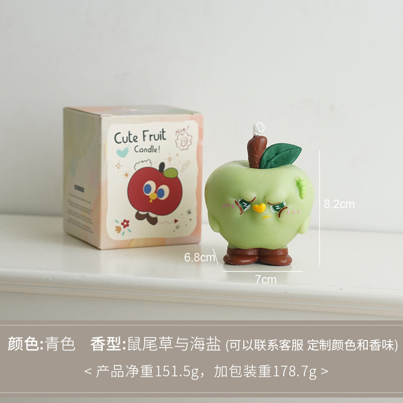 Funny Fruit-Apple Candle