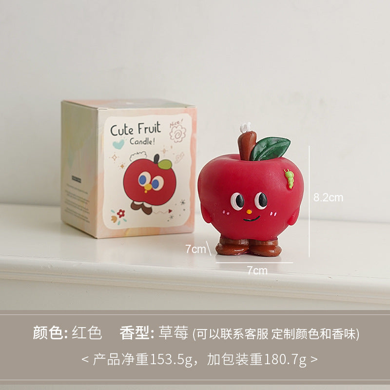 Funny Fruit-Apple Candle