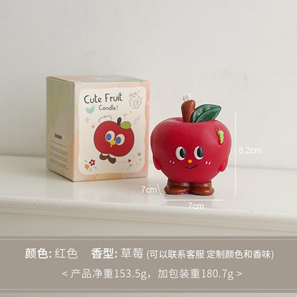 Funny Fruit-Apple Candle