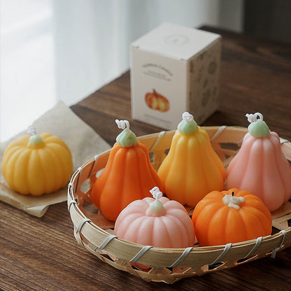 Pumpkin candle