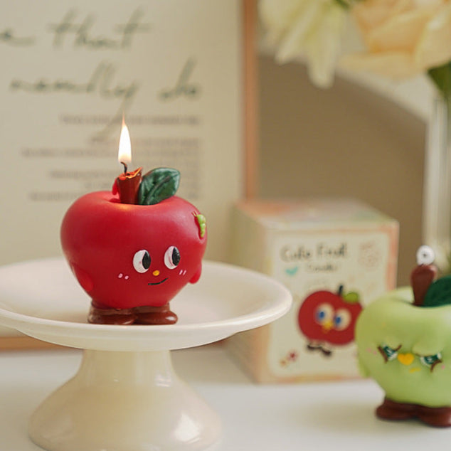Funny Fruit-Apple Candle