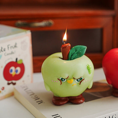 Funny Fruit-Apple Candle