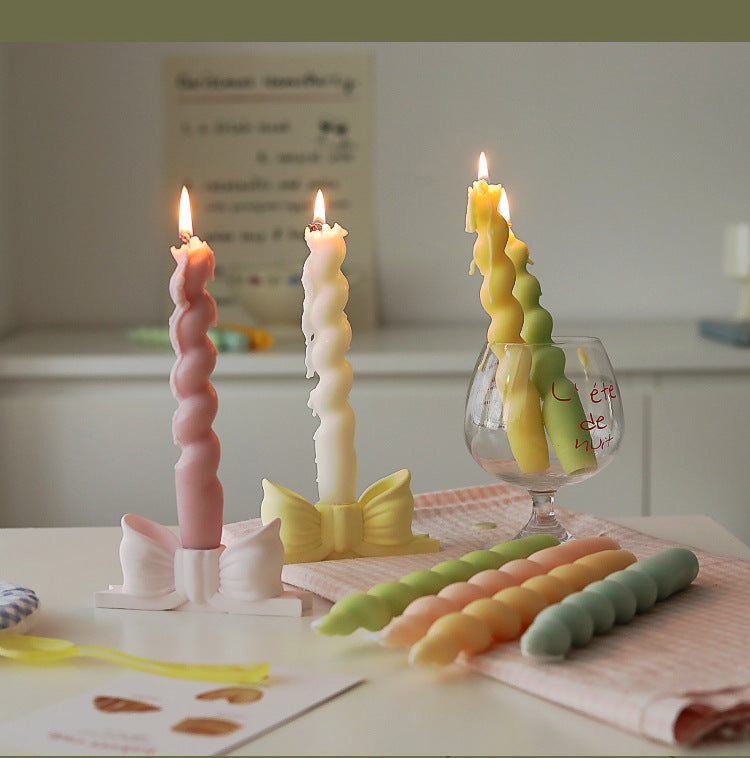 Twist stick candle