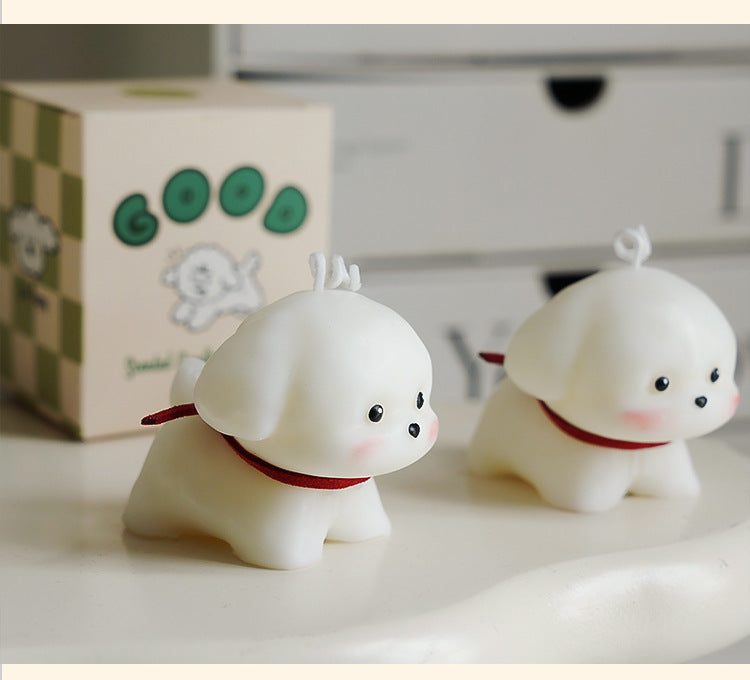 Puppy Candle