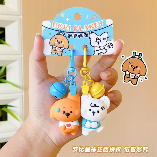 Poppy Planet Keychain - Drying Baby Pair [Genuine with Anti-Counterfeiting Label]