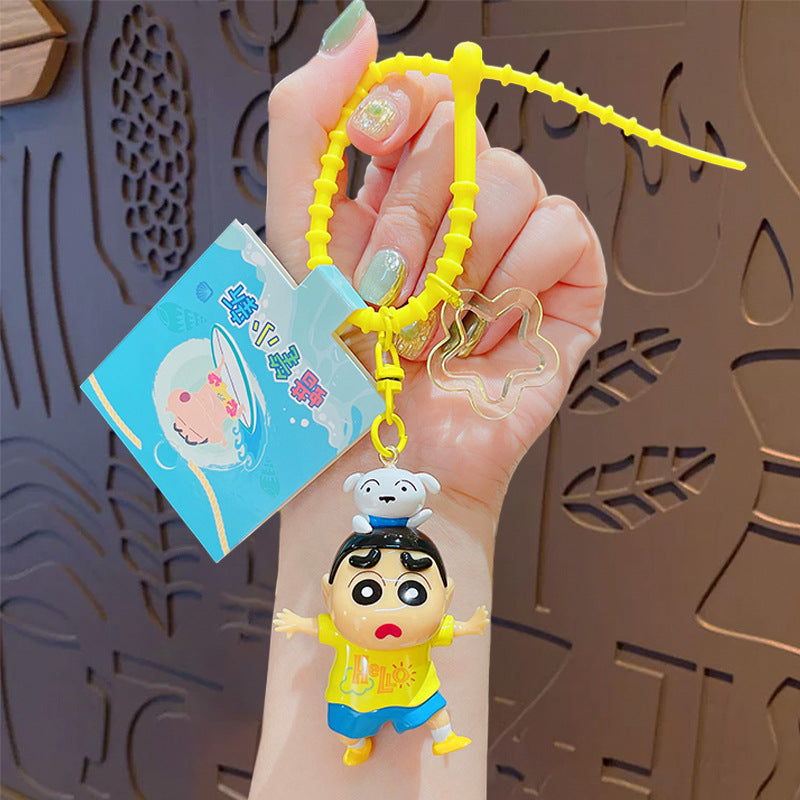 Crayon Shin-chan Colorful Keychain-Hello